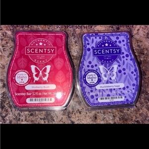 Scentsy Mulberry Bush and Huckleberry Sage Wax Bars